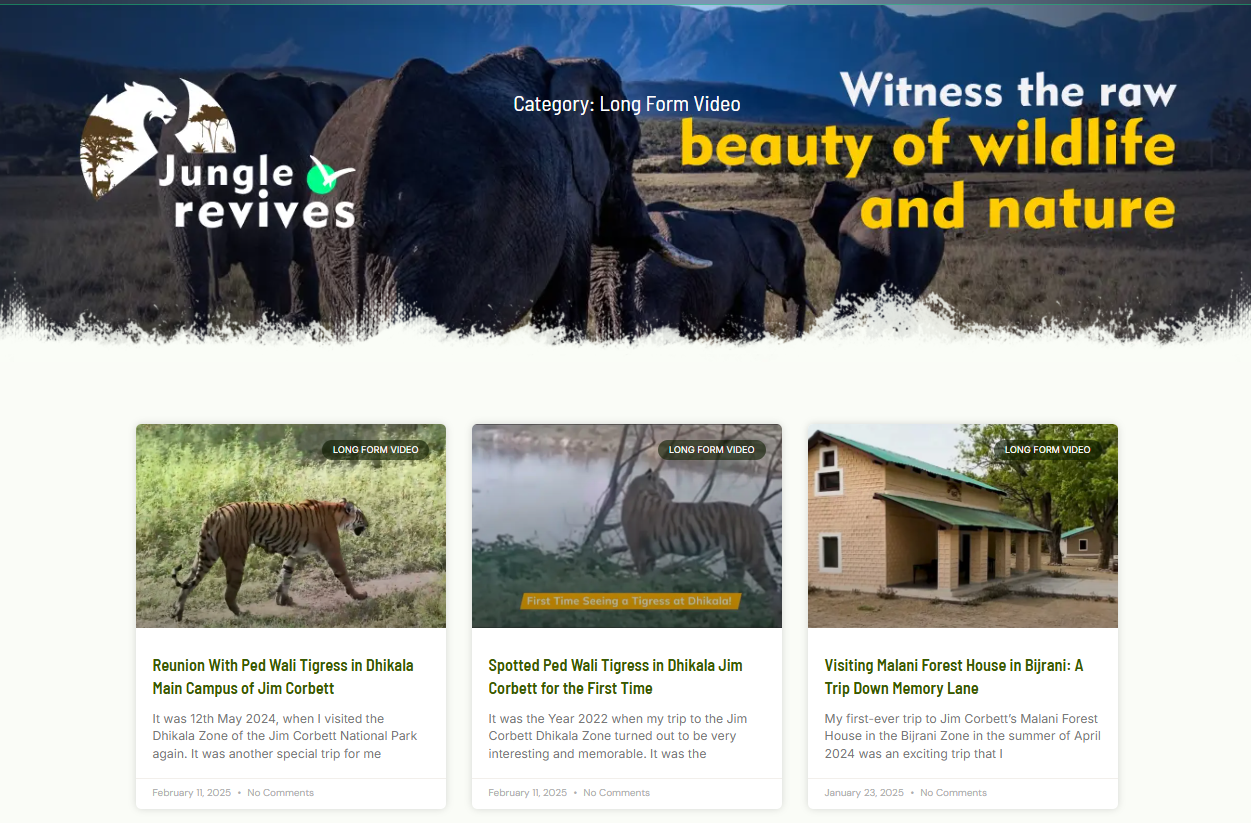 Blog Main Page