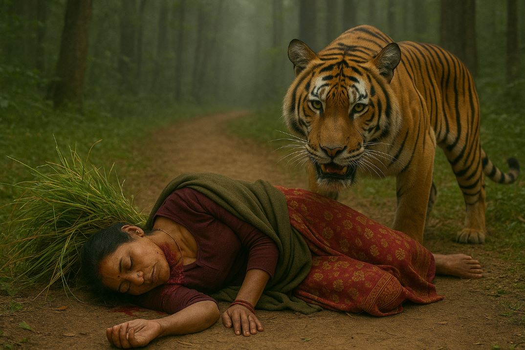 Tiger Attack Killed Dhela Woman While Collecting Fodder | Jim Corbett