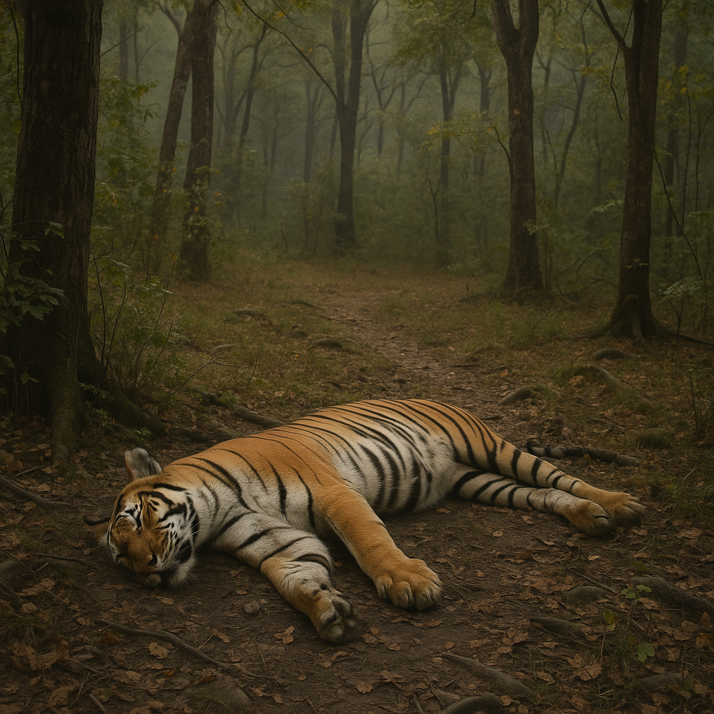 Tigress Found Dead in Jhirna Zone of Jim Corbett National Park