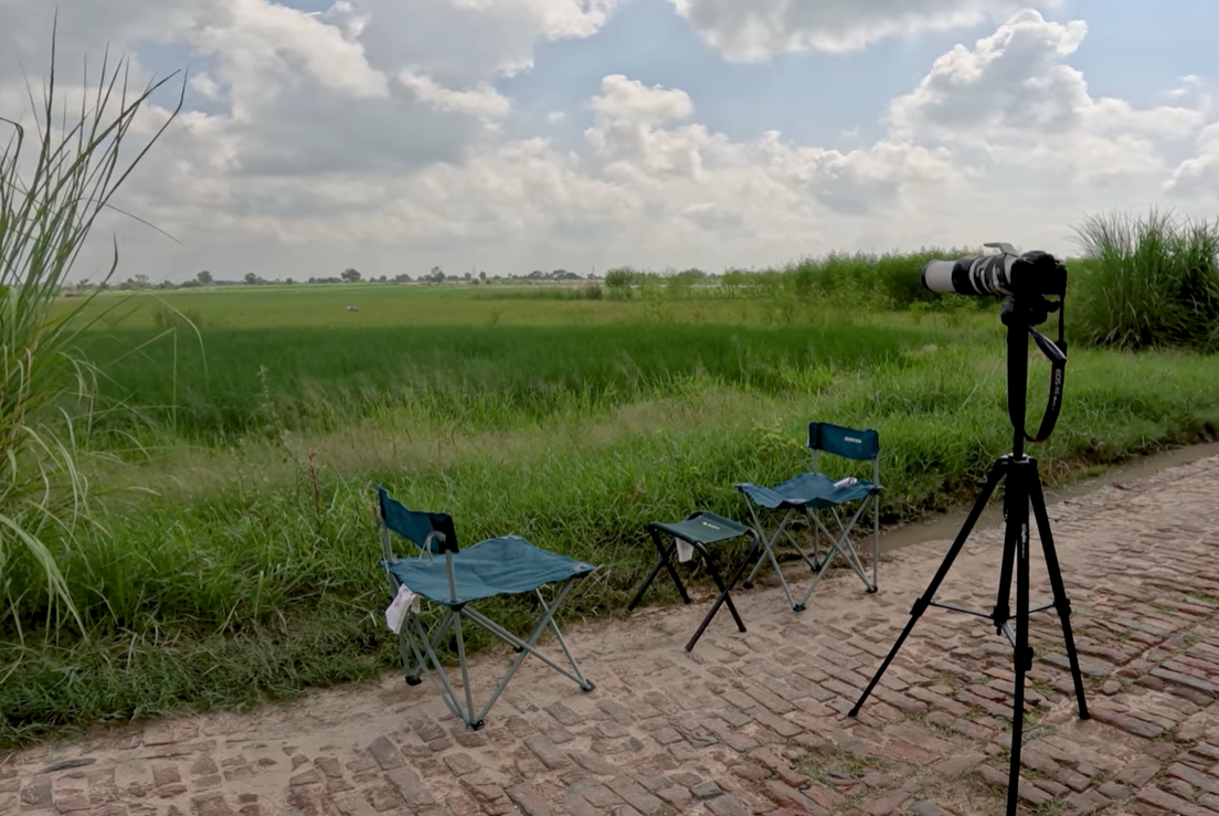 Camera and Chair Setup